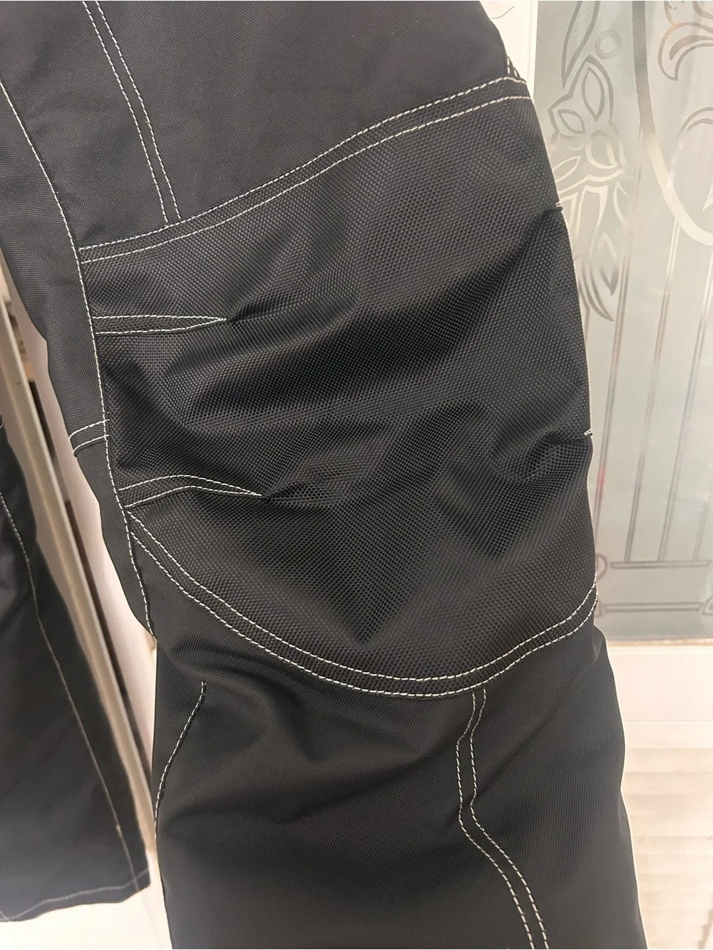 NWOT HWK BLACK MOTORCYCLE/ MOTORSPORTS  PANTS XL INSEAM 34 MENS
